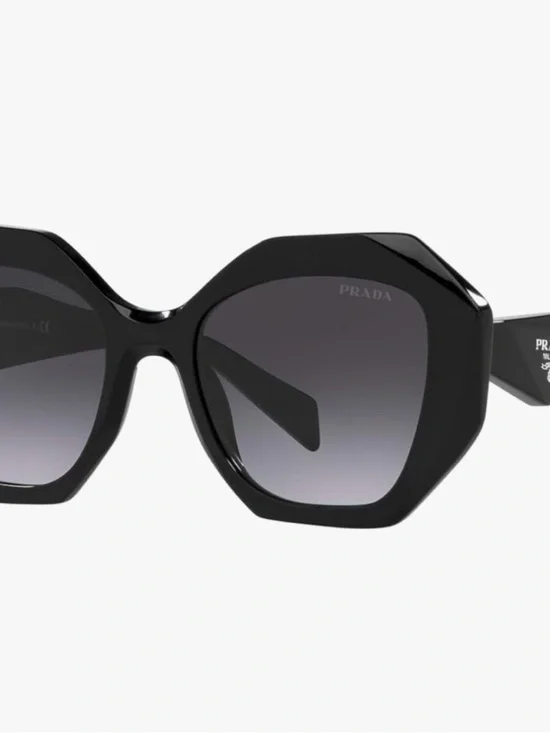 Prada Black Geometric Oversized Sunglasses - Picture 6 of 10